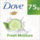 Dove Go Fresh Moisture Bathing Bar 75 g - Refreshing Cucumber & Green Tea