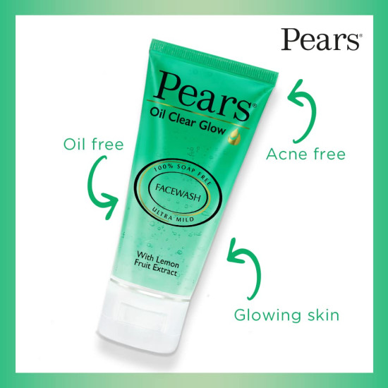 Pears Oil Clear Gentle Facewash - Ultra Mild & Oil-Free