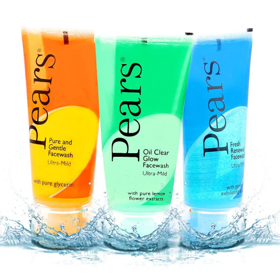Pears Oil Clear Gentle Facewash - Ultra Mild & Oil-Free