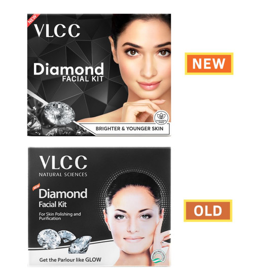 VLCC Diamond Facial Kit - Skin Purifying with Parlour Glow