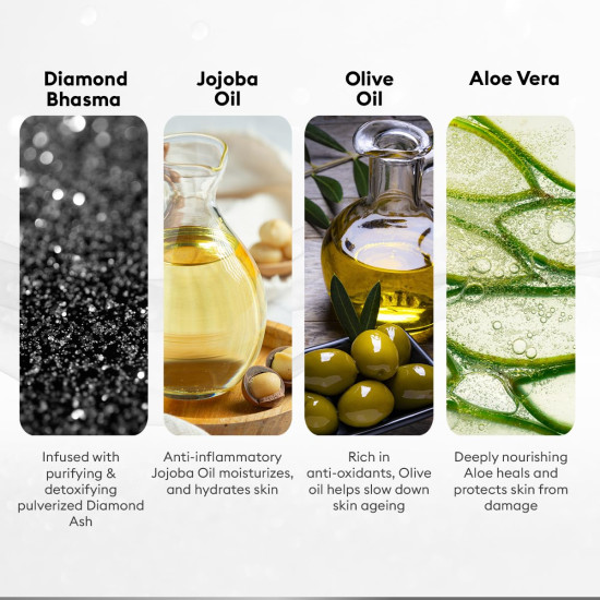VLCC Diamond Facial Kit - Skin Purifying with Parlour Glow