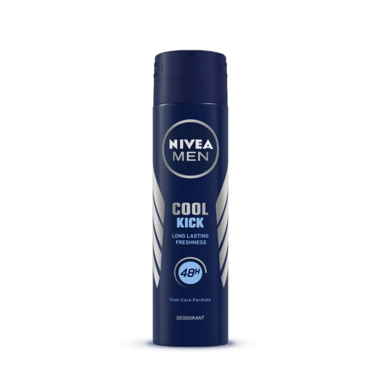 NIVEA MEN Cool Kick Deodorant - Mint Extracts & 48H Freshness