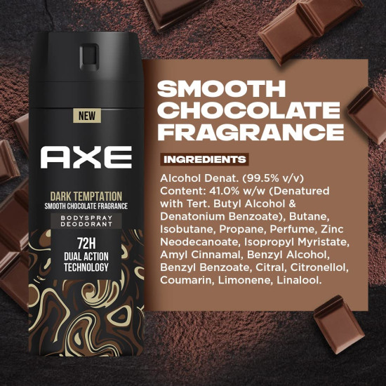 Axe Dark Temptation Men's Deodorant - Irresistible Scent & Long Lasting