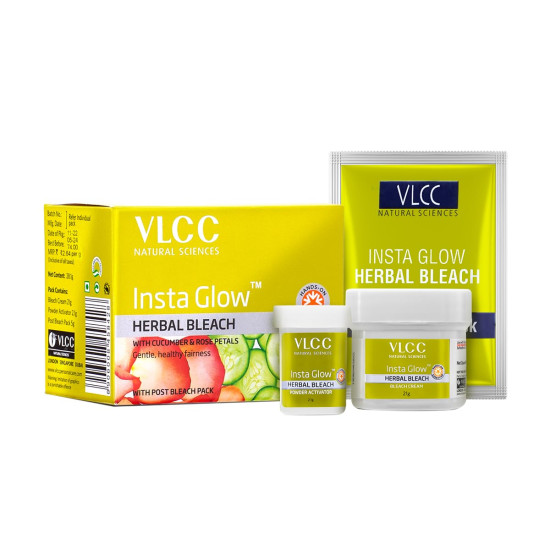 VLCC Natural Sciences Insta Glow Herbal Bleach - Radiant, Even Skin Tone