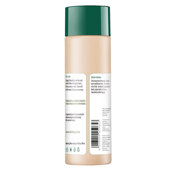 Biotique Fresh Henna Color Protect Shampoo & Conditioner - 190 ML for Color Treated Hair