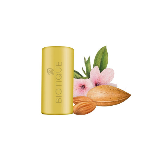 Biotique Almond Oil Nourishing Bathing Bar - Ayurvedic & Organically Pure