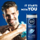 NIVEA MEN Cool Kick 250ml Body Wash - Refreshing Icy Menthol
