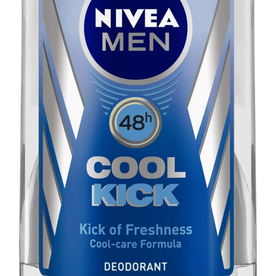 NIVEA MEN Cool Kick Deo Roll On - 48H Freshness with Mint Extracts