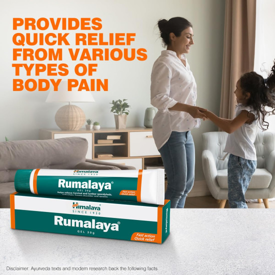 Himalaya Rumalaya Gel - Ayurvedic Quick Relief for Body Pain