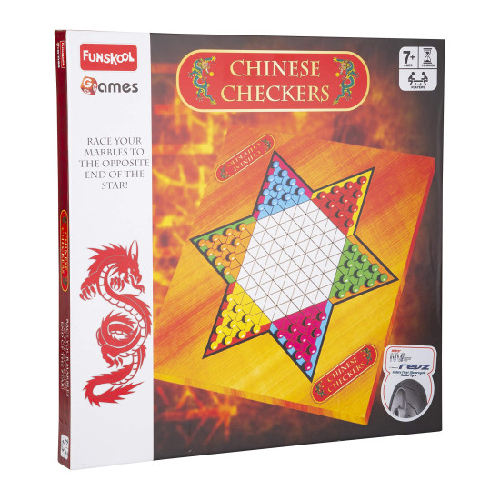 Funskool Games - Chinese Checkers, Classic Strategy Board Game for Kids & Family