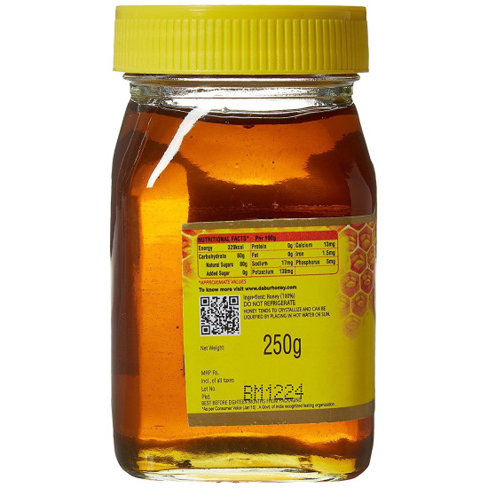 Dabur Honey - World's No.1 Honey Brand - 250 gm (Get 30% Extra)