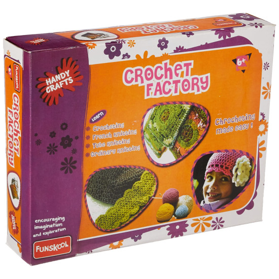 Funskool Handycrafts Crochet Factory - Creative Crochet Kit for Kids