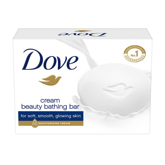 Dove Cream Beauty Bathing Bar 100g + 20g FREE - Moisturizing Skincare