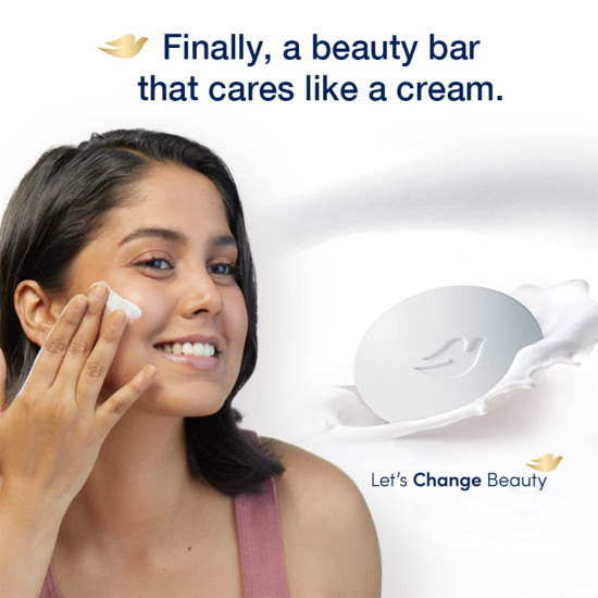 Dove Cream Beauty Bathing Bar 100g + 20g FREE - Moisturizing Skincare