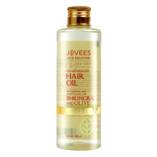 Jovees Herbal Bhringraj & Olive Intensive Restructuring Hair Oil 100 ml - Strengthens & Nourishes