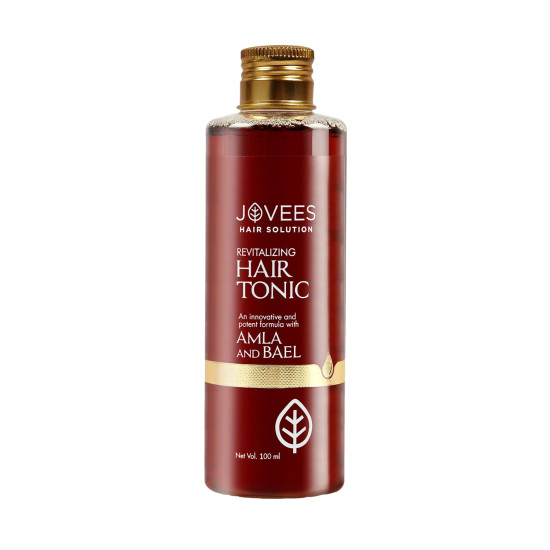 Jovees Herbal Revitalising Amla & Bael Hair Tonic - Long, Strong & Thick Hair