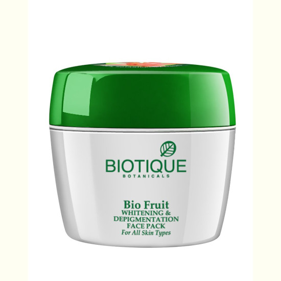Biotique Fruit Brightening Face Pack - Tan Removal & Depigmentation Biotique Fruit Brightening Face Pack - Tan Removal & Depigmentation