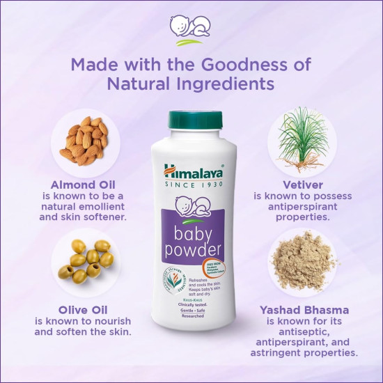 Himalaya Powder For Baby (400G) - Keeps Baby's Skin Soft and Dry