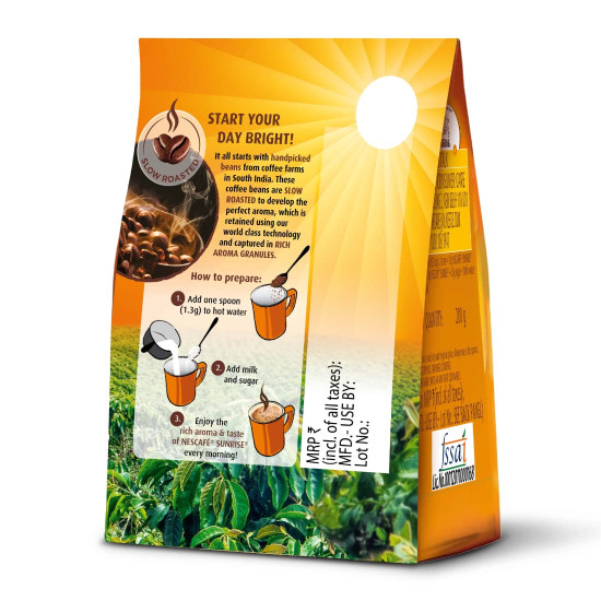 Nescafé Sunrise Instant Coffee-Chicory Mix - Rich Aroma and Taste