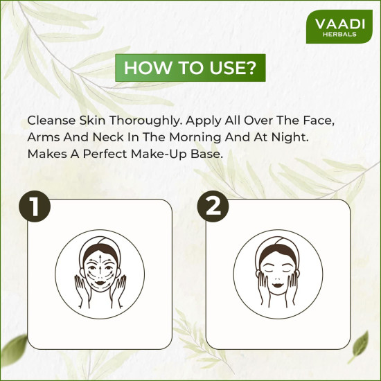 Vaadi Herbals Fairness Moisturiser with Mandarin Extract - Skin Lightening & Hydration