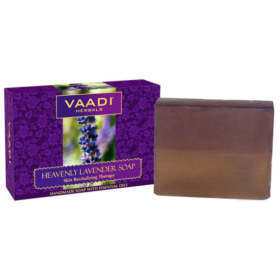 Vaadi Herbals Heavenly Lavender Soap with Rosemary Extract - Hydrating & Regenerative