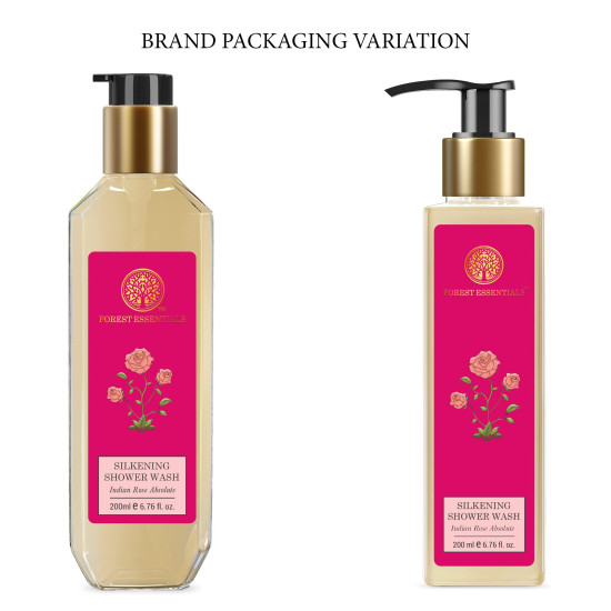 Forest Essentials Silkening Shower Wash Indian Rose Absolute - Natural & Ayurvedic