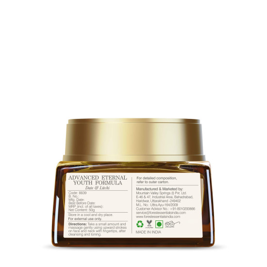 Forest Essentials Advanced Eternal Youth Formula Night Cream - Ayurvedic Anti Ageing Moisturiser
