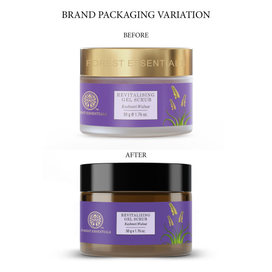 Forest Essentials Revitalising Kashmiri Walnut Gel Scrub - Natural Exfoliator