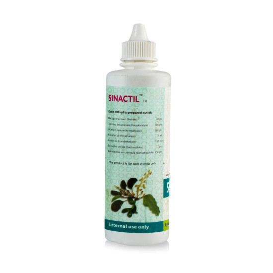 Kerala Ayurveda Sinactil - 100 ml - Ayurvedic Sinus Relief Oil Kerala Ayurveda Sinactil - 100 ml - Ayurvedic Sinus Relief Oil