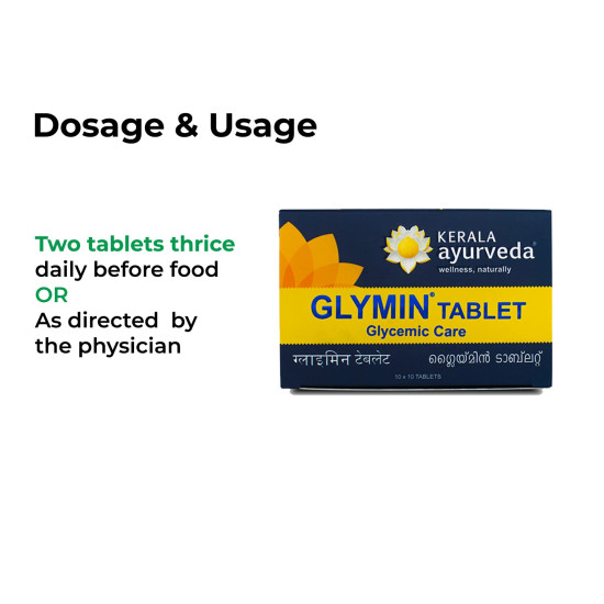 Kerala Ayurveda Glymin Tablet - Natural Diabetes Management Kerala Ayurveda Glymin Tablet - Natural Diabetes Management