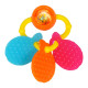 Giggles Funskool Orange Teether - Soothing Baby Teether with Rattle Sounds