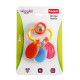 Giggles Funskool Orange Teether - Soothing Baby Teether with Rattle Sounds