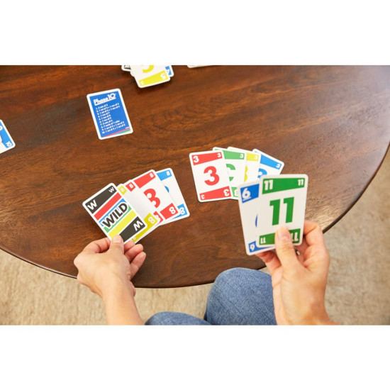 Mattel Phase 10 Card Game - Exciting Rummy Twist for Kids