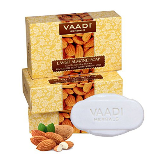 Vaadi Herbals Lavish Almond Soap - Deep Moisturizing Cleanse