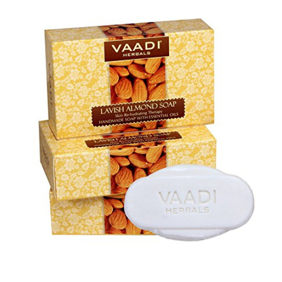 Vaadi Herbals Lavish Almond Soap - Deep Moisturizing Cleanse