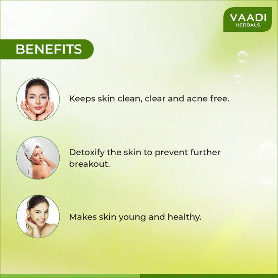 Vaadi Herbals Neem Patti Soap - Pure Neem Leaves Formula