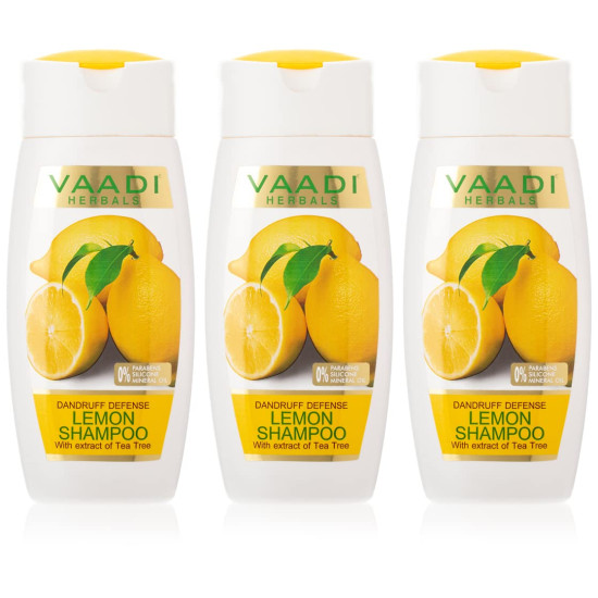 Vaadi Herbals Dandruff Defense Lemon Shampoo - Tea Tree Extract