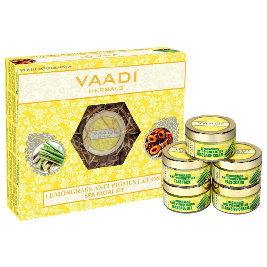 Vaadi Herbals Lemongrass Anti Pigmentation Spa Facial Kit - Revitalize Your Skin