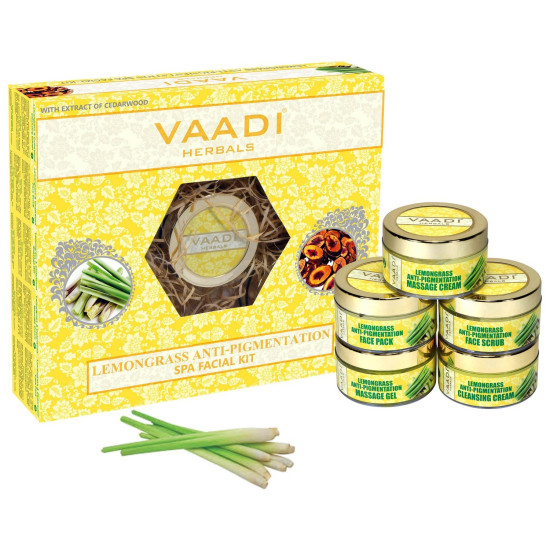 Vaadi Herbals Lemongrass Anti Pigmentation Spa Facial Kit - Revitalize Your Skin