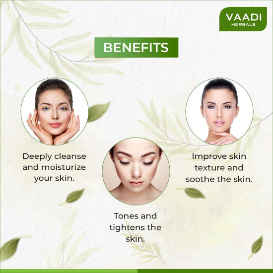 Vaadi Herbals Aloe Vera Deep Pore Cleansing Milk - Refreshing Skincare