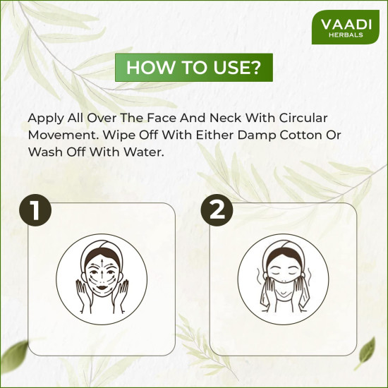 Vaadi Herbals Aloe Vera Deep Pore Cleansing Milk - Refreshing Skincare