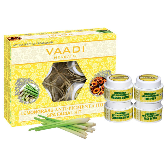 Vaadi Herbals Lemongrass Anti Pigmentation Spa Facial Kit - Revitalize Your Skin