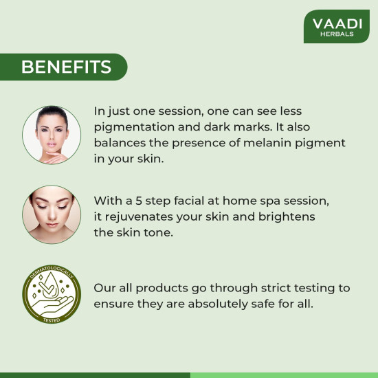 Vaadi Herbals Lemongrass Anti Pigmentation Spa Facial Kit - Revitalize Your Skin
