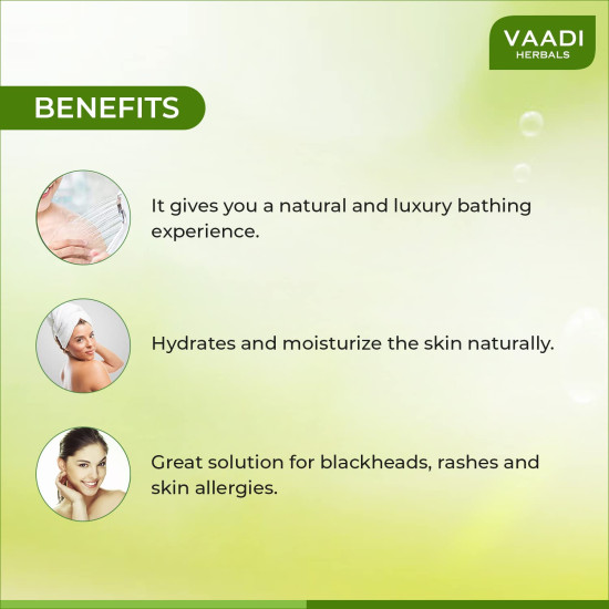 Vaadi Herbals Divine Sandal Soap with Saffron and Turmeric - Natural Glow