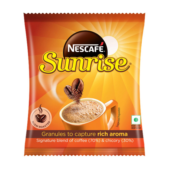 NESCAFE SUNRISE Instant Coffee Powder - Rich Taste & Aroma