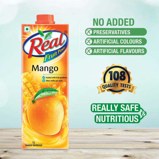 Real Mango Fruit Juice - 1L | Rich in Vitamin C & Natural Goodness