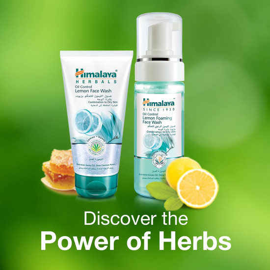 Himalaya Oil Clear Lemon Foaming Face Wash, 150Ml