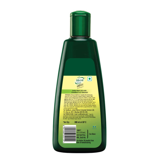 Nihar Shanti Amla Badam Hair Oil - Enriched with Amla and Badam Oil