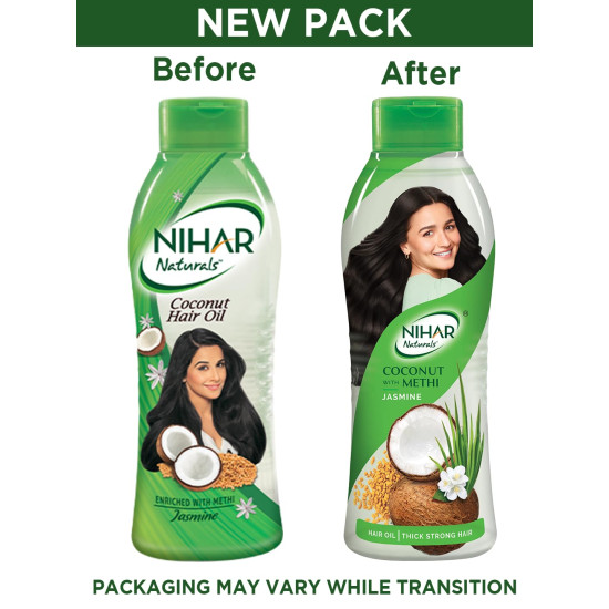 Nihar Naturals Jasmine Hair Oil - 400 ml - Nourish & Enrich Your Hair