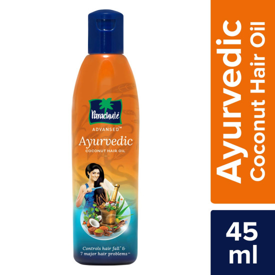 Parachute Advansed Ayurvedic Coconut Hair Oil - Reduces Dandruff & Hair Fall